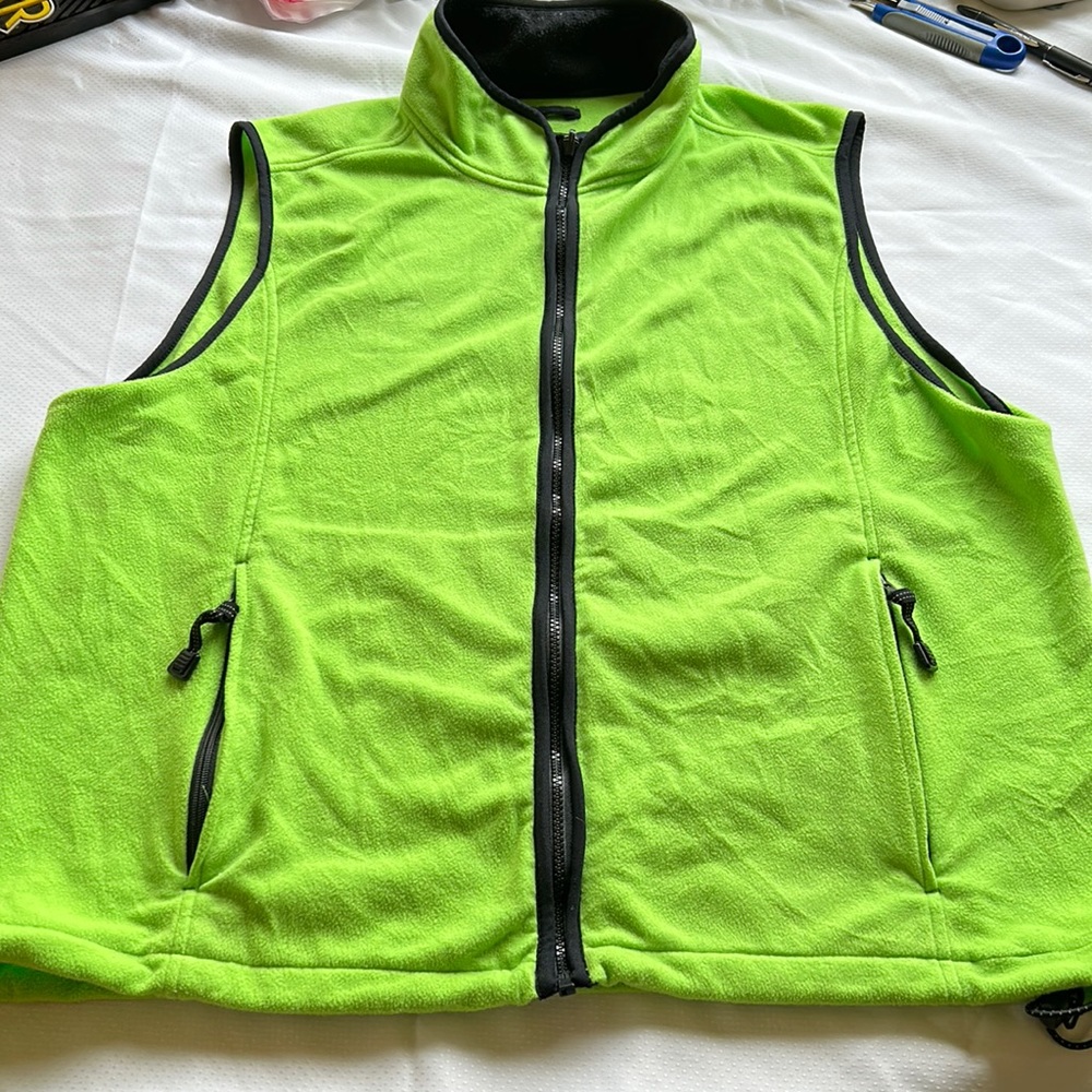 Vintage Ebtek Fleece Vest Eddie Bauer Outdoors Camping Hiking Trekking Fishing